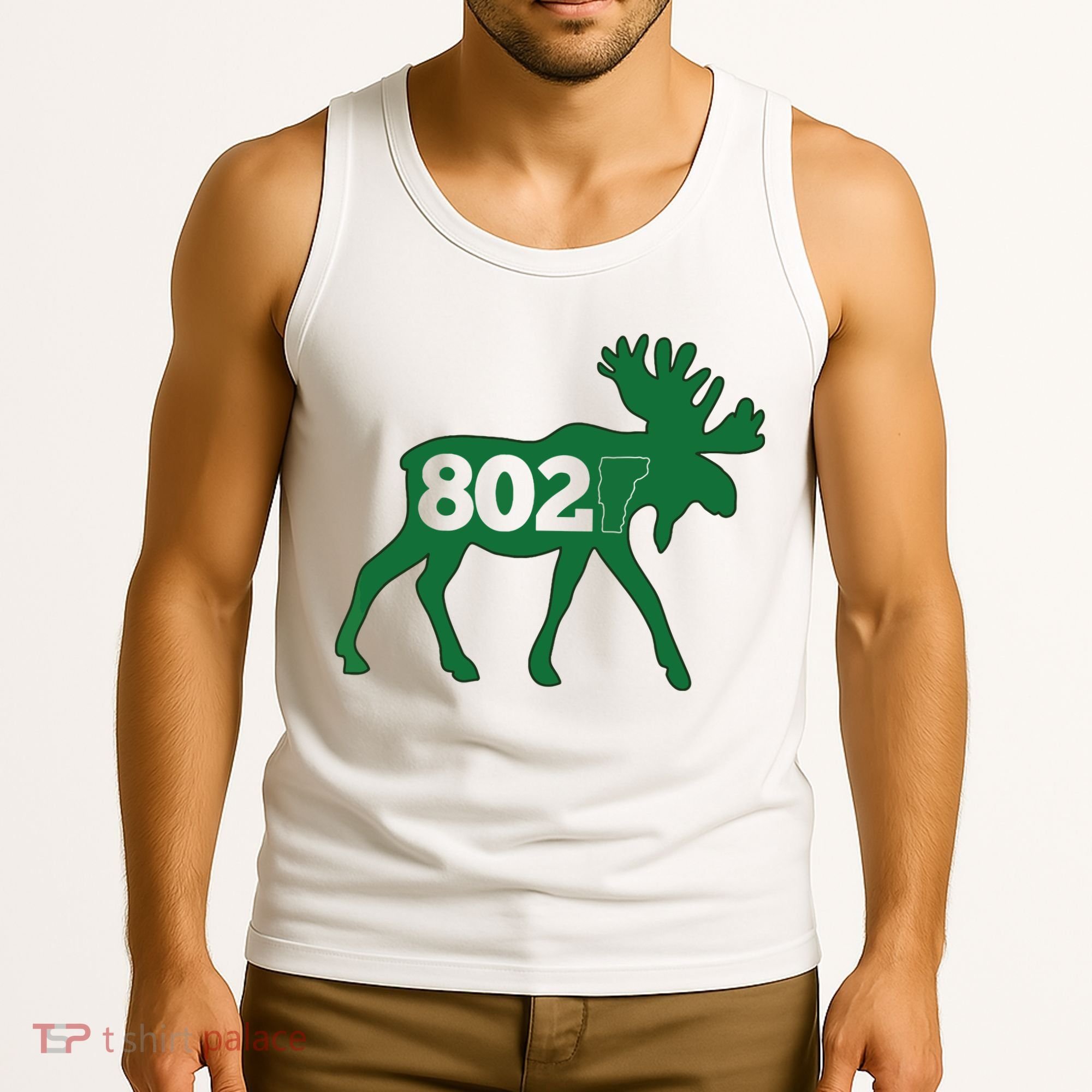 Vermont Moose 802 Vermont Green Mountain State Tank Top