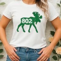 Vermont Moose 802 Vermont Green Mountain State Women's T-Shirt thumb 2
