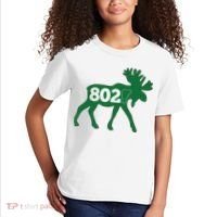Vermont Moose 802 Vermont Green Mountain State Kids T-Shirt thumb 2
