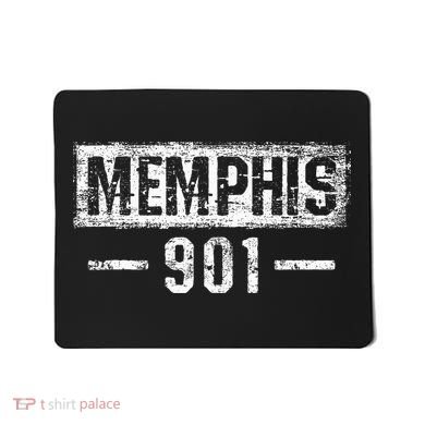 Vintage Memphis 901 Area Code Tennessee Mousepad