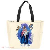 Virgin Mary Angel Religious Gift Art Tote Bag thumb 0