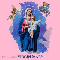 Virgin Mary Angel Religious Gift Art Coaster thumb 2