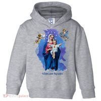 Virgin Mary Angel Religious Gift Art Toddler Hoodie thumb 0