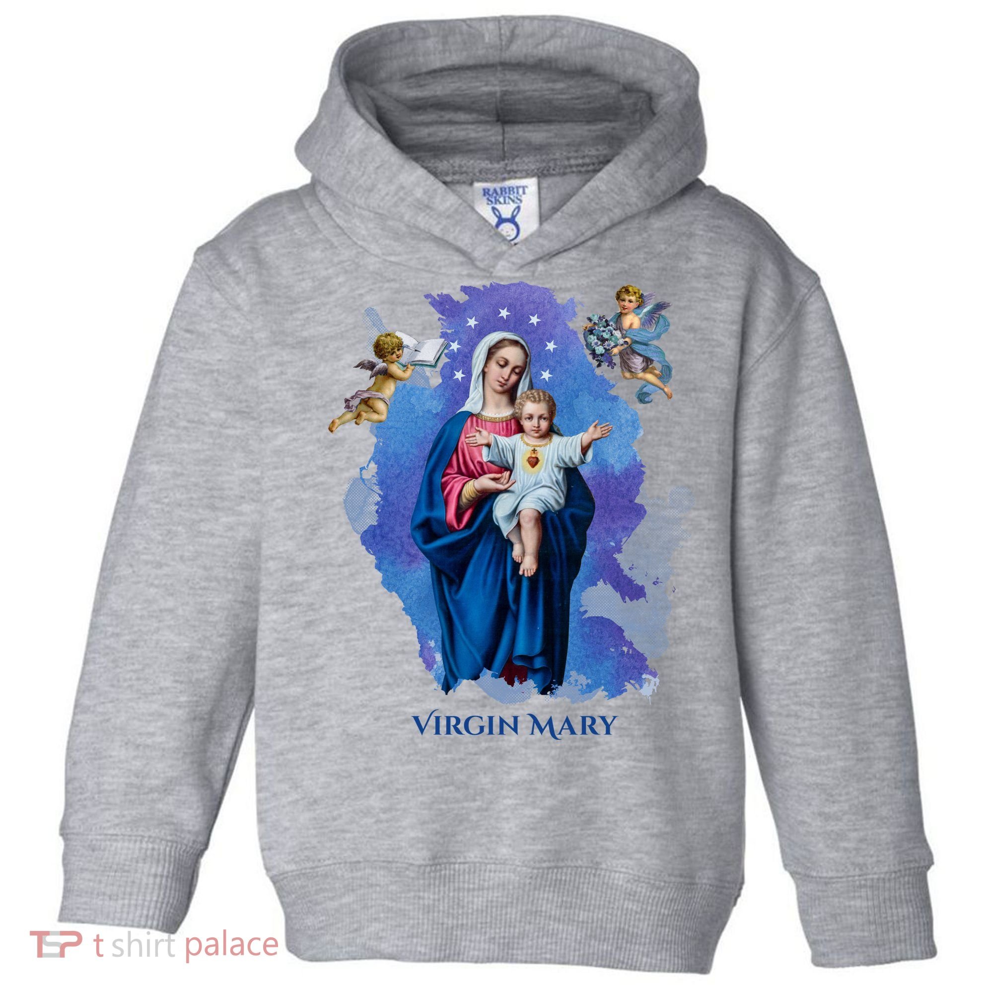 Virgin Mary Angel Religious Gift Art Toddler Hoodie