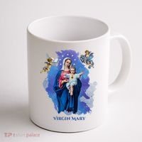 Virgin Mary Angel Religious Gift Art Coffee Mug thumb 1