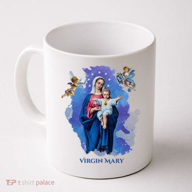 Virgin Mary Angel Religious Gift Art Coffee Mug