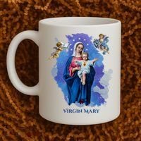 Virgin Mary Angel Religious Gift Art Coffee Mug thumb 2