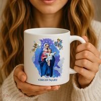Virgin Mary Angel Religious Gift Art Coffee Mug thumb 3