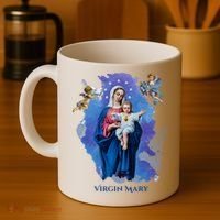 Virgin Mary Angel Religious Gift Art Coffee Mug thumb 4