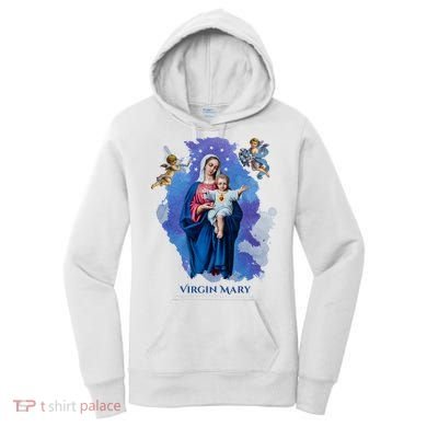 Virgin Mary Angel Religious Gift Art Women's Hoodie