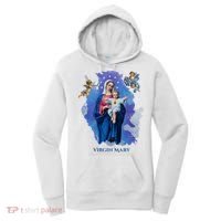 Virgin Mary Angel Religious Gift Art Women's Hoodie thumb 0