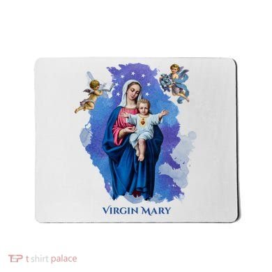 Virgin Mary Angel Religious Gift Art Mousepad