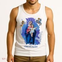 Virgin Mary Angel Religious Gift Art Tank Top thumb 3