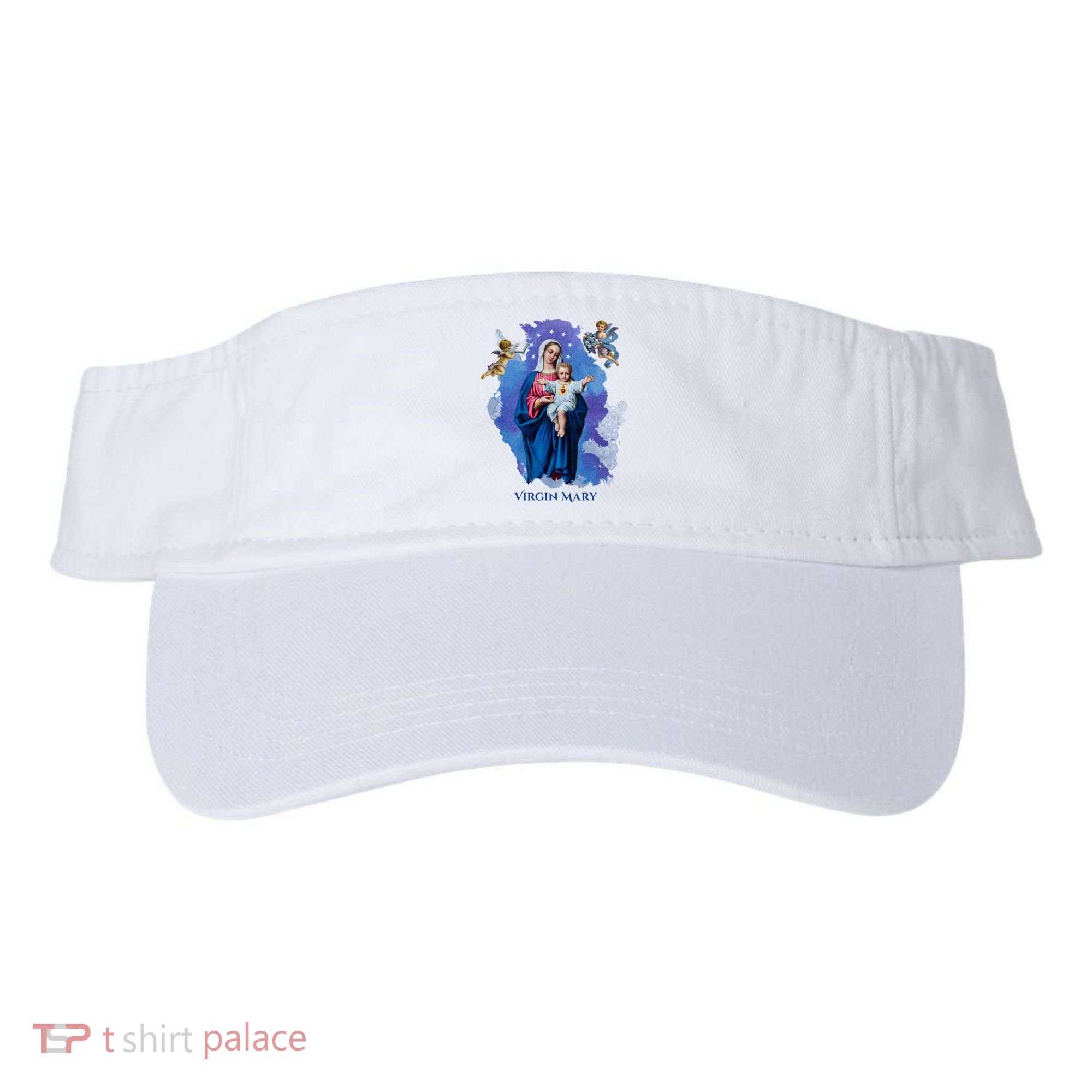 Virgin Mary Angel Religious Gift Art Visor