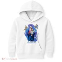 Virgin Mary Angel Religious Gift Art Kids Hoodie thumb 0