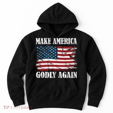 Vintage Make America Godly Again Hoodie