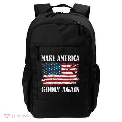 Vintage Make America Godly Again Backpack