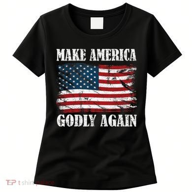 Vintage Make America Godly Again Women's T-Shirt