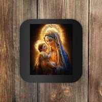 Virgin Mary and Baby Jesus Catholic Madonna and Child Gift Coaster thumb 0