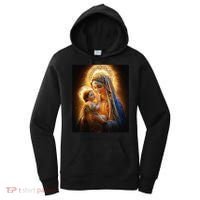 Virgin Mary and Baby Jesus Catholic Madonna and Child Gift Women's Hoodie thumb 0