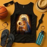 Virgin Mary and Baby Jesus Catholic Madonna and Child Gift Tank Top thumb 4