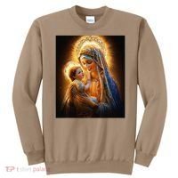 Virgin Mary and Baby Jesus Catholic Madonna and Child Gift Sweatshirt thumb 0