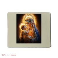 Virgin Mary and Baby Jesus Catholic Madonna and Child Gift Mousepad thumb 0