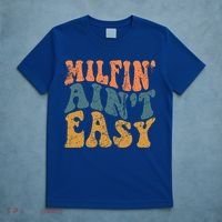 Vintage Milfin AinT Easy Funny Mom Cute Gift T-Shirt thumb 5