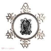 Virgin Mary Black White Bandana Print Chicano Art Cholo Ornament thumb 0