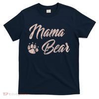 Vintage Mama Bear Paw Funny Mothers Day Mommy Grandma Aunt T-Shirt thumb 0