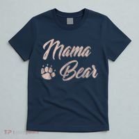 Vintage Mama Bear Paw Funny Mothers Day Mommy Grandma Aunt T-Shirt thumb 5