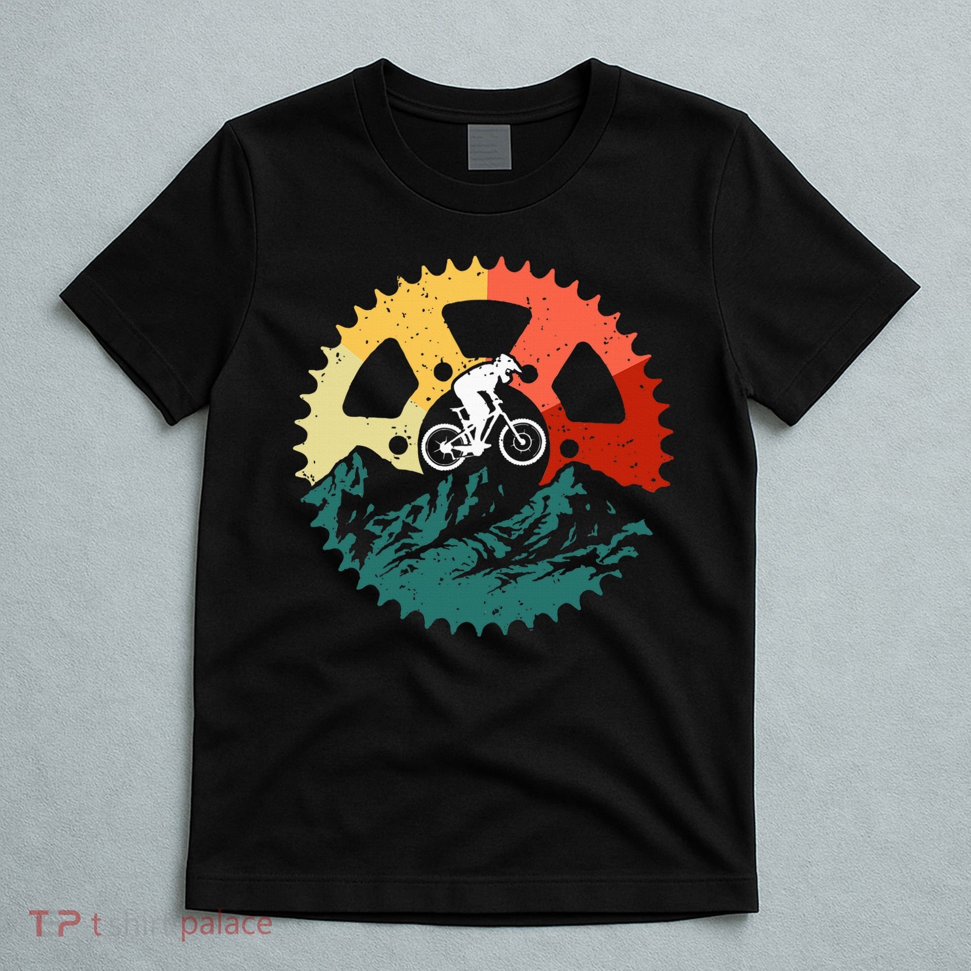 Vintage Mountain Biking Art For Mountain Biker Men Women T-Shirt