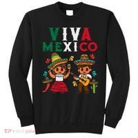 Viva Mexico Boy Girl Maracas Guitar Mexican Independence Sweatshirt thumb 0
