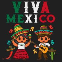 Viva Mexico Boy Girl Maracas Guitar Mexican Independence Hat thumb 2