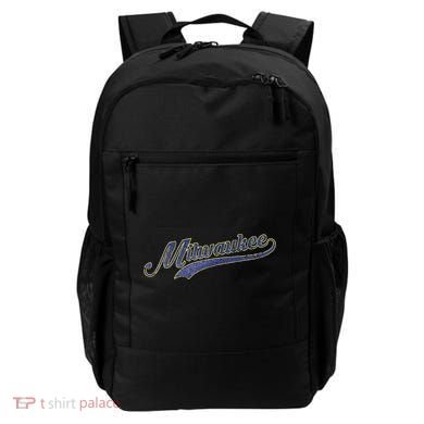 Vintage Milwaukee Baseball Backpack