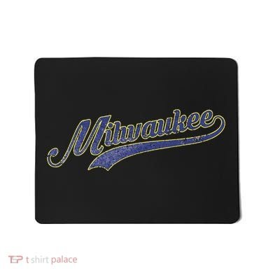 Vintage Milwaukee Baseball Mousepad