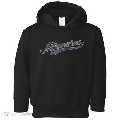 Vintage Milwaukee Baseball Toddler Hoodie