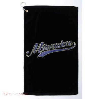 Vintage Milwaukee Baseball Golf Towel