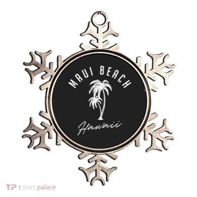 Vintage Maui Beach Hawaii Ornament