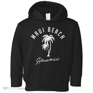 Vintage Maui Beach Hawaii Toddler Hoodie