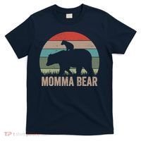 Vintage Momma Bear Funny Mothers Day T-Shirt thumb 0