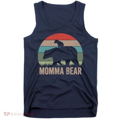 Vintage Momma Bear Funny Mothers Day Tank Top