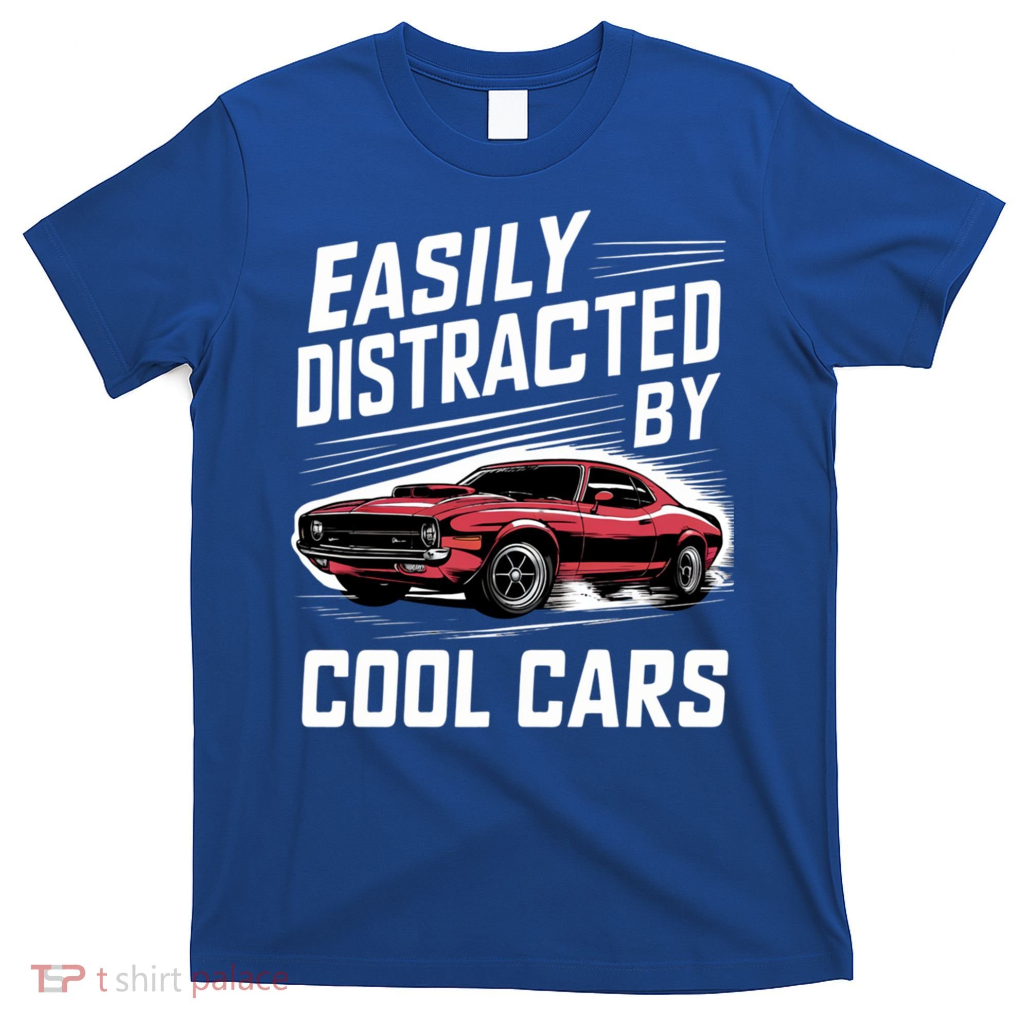 Vintage Muscle Car Easily Distracted By Cool Cars Great Gift T-Shirt