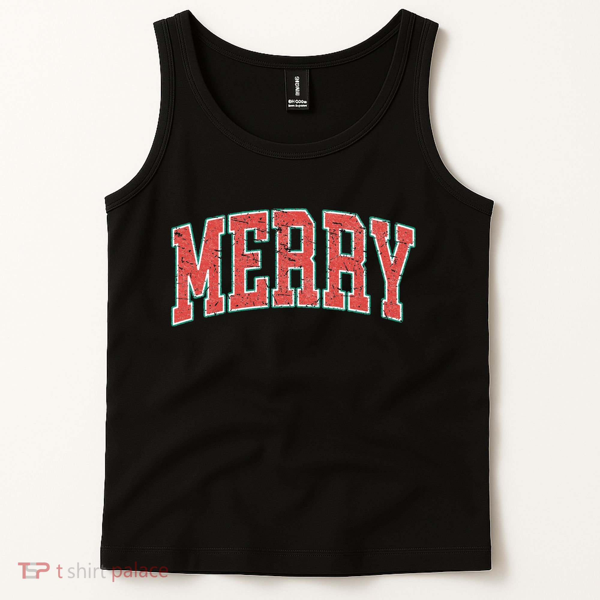 VINTAGE MERRY CHRISTMAS Tank Top