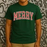VINTAGE MERRY CHRISTMAS T-Shirt thumb 3