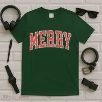VINTAGE MERRY CHRISTMAS T-Shirt thumb 5