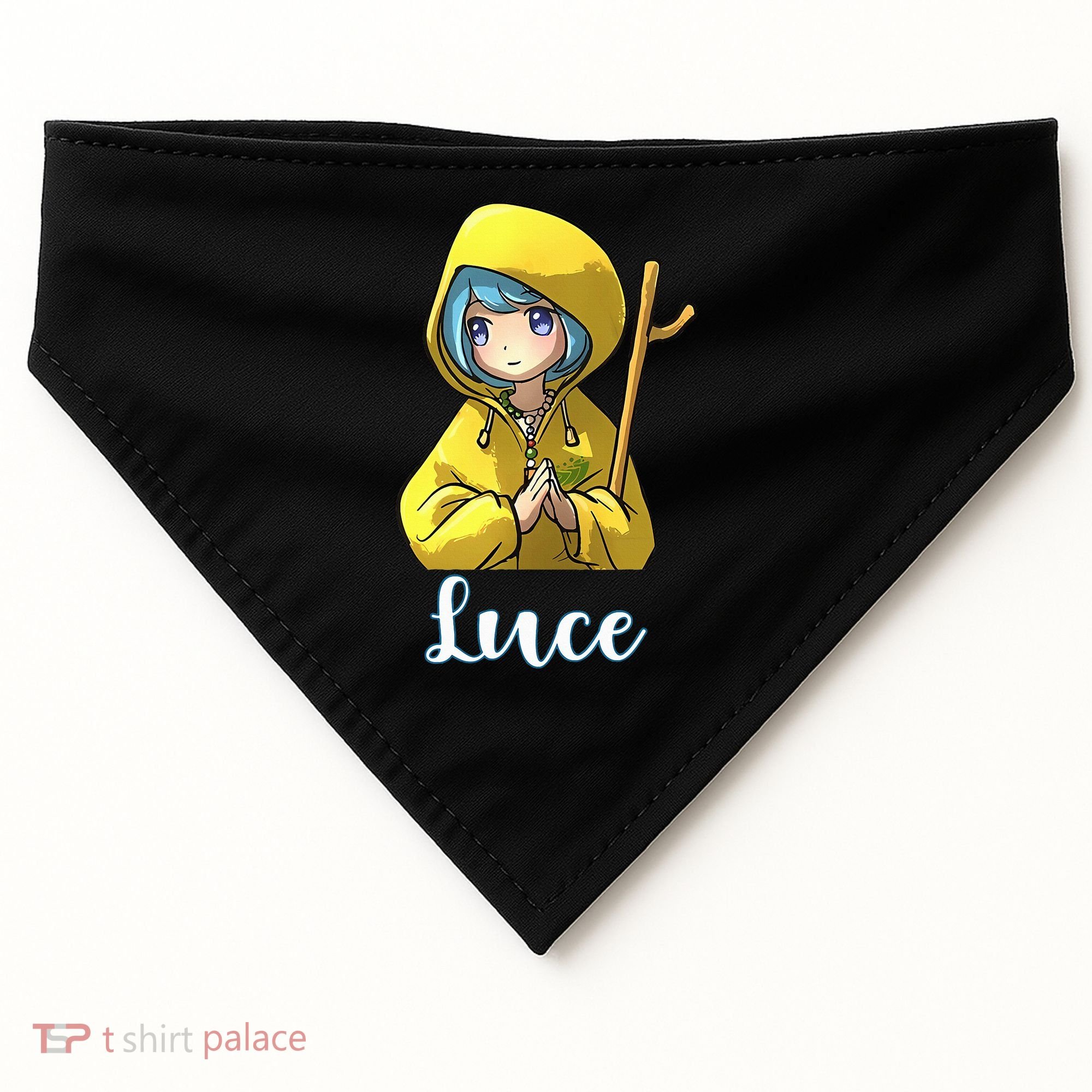 VaticanS Mascot Character Cute Anime Girl Luce USA-Made Doggie Bandana