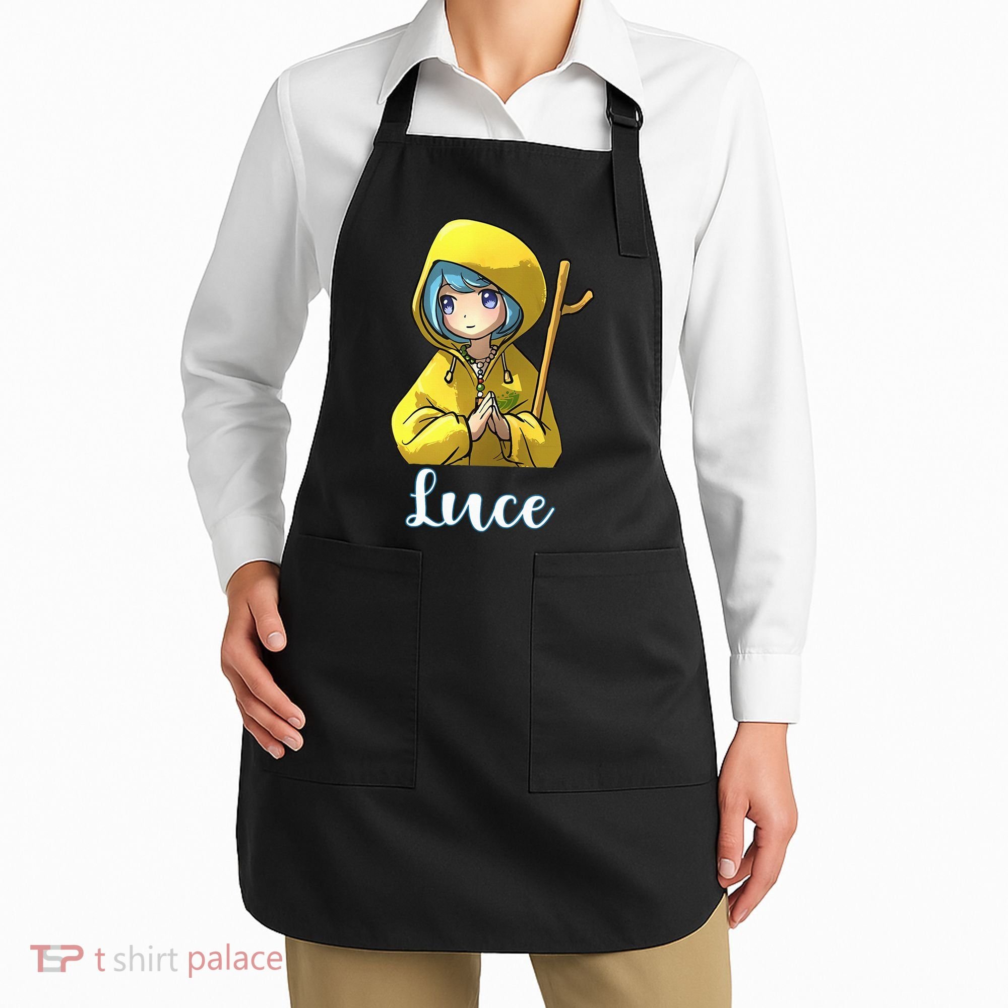 VaticanS Mascot Character Cute Anime Girl Luce Apron
