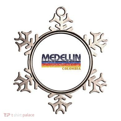 Vintage Medellin Colombia Retro Design Ornament