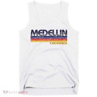 Vintage Medellin Colombia Retro Design Tank Top